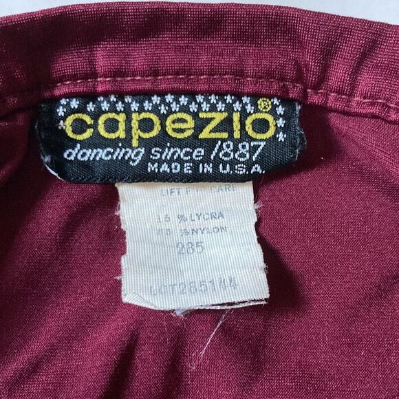 CAPEZIO Dance Professional Wear Maxi Long Wrap Burgundy Skirt Womens Medium - Picture 8 of 13